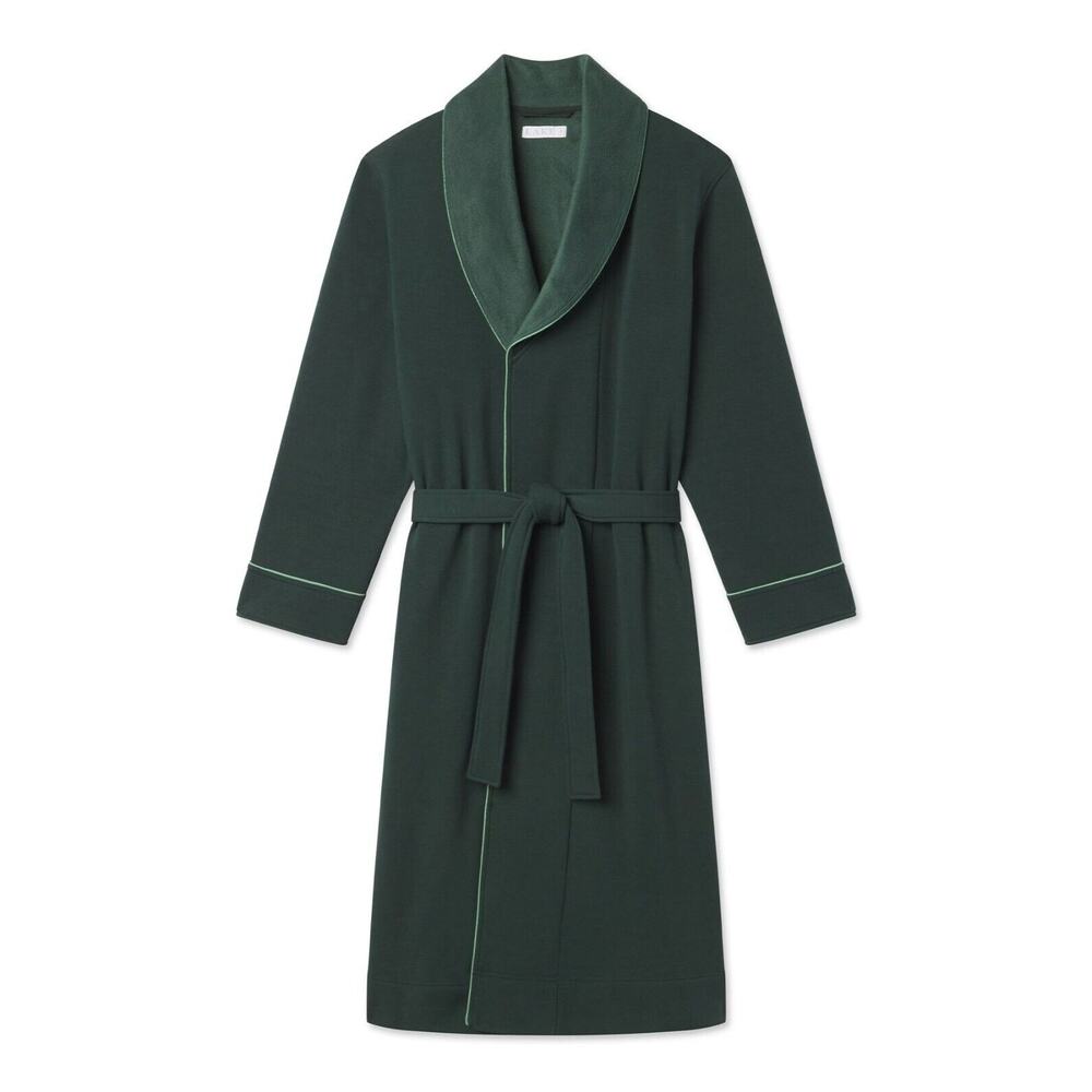 Lake NWOT Mens Green Xs Men's Cozy Robe in Conifer Amazingly Comfortable 1202